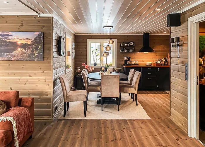 度假居 Stunning In With Sauna Bjorli