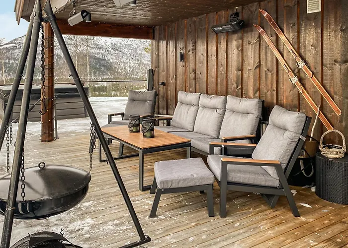 度假居 Stunning In With Sauna Bjorli